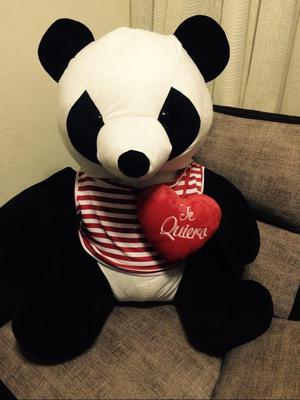 Oso Panda Polo a Rayas Rojo Love