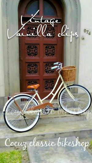 Bicicleta Vintage Paseo Modelo Europeo