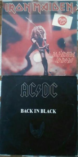 Discos/vinilos Acdc Y Iron Maiden