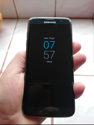 Galaxy Samsung S7 Edge 32gb Completo Black Onix  como