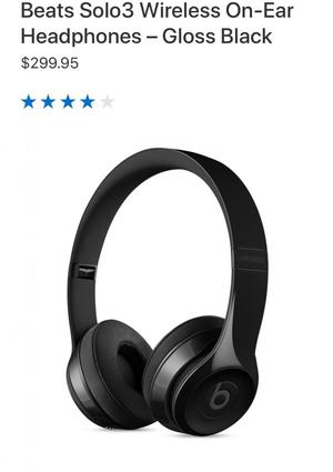 Audífonos Bluetooth Beats Solo3 Gloss Black Nuevo Original