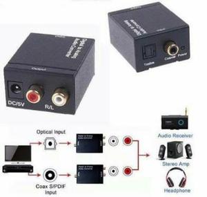 Convertidor de Audio Optico a Rca