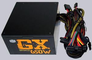 Fuente Cooler Master Gx 650 Watts Usada Con Garantia 3 Meses
