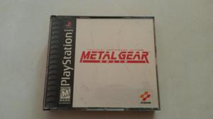 Metal Gear Solid Ps1 Black Label  Play Station 1 INGLES