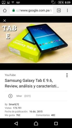 Tablet Samsung Tab E Smt560