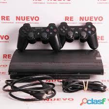 consola ps gigas mas 2 mandos 1 juegos fisicos