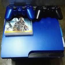 consola ps3 azul coleccion 2 mandos juego fisico