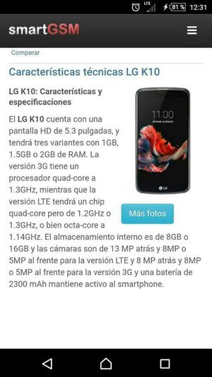 Lg K10