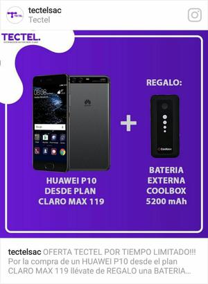 Oferta Tectel Claro Huawei P10