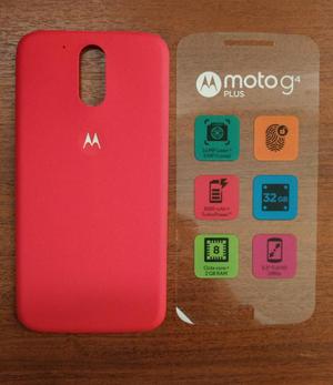 Tapa Motorola G4 Plus 35 Soles Color Red