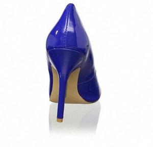 Zapatos Azul De Vestir Mujer