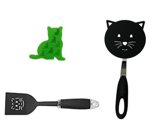 Espátulas, utensilios de cocina forma gatos