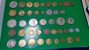 Lote De 44 Monedas Peruanas Del Peru Serie Completa