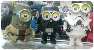 Parlantes Bluetooth Memoria, Usb. Minions/star Wars