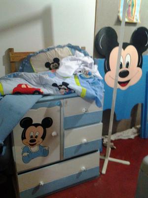 Vendo Cuna para Niño de Micky Completa