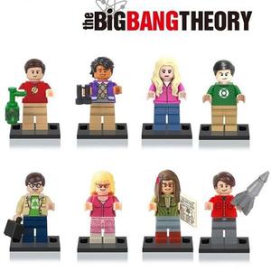 Muñecos de la serie The Big Bang Theory tipo lego