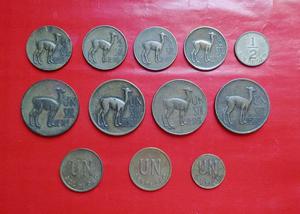 vendo monedas Peru., antiguas.