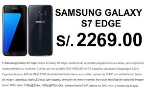 EDGE G935F 32GB SAMSUNG S7 GALAXY S/. Plan CLARO MAX 189