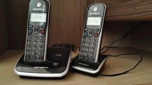 NUEVO Teléfono Motorola Auri Con Base Y Anexo Negro