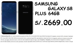 PLUS 64GB SAMSUNG S8 G955F GALAXY S/.  Plan CLARO MAX