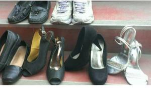 Remato Lote De Zapatos Para Mujer En Uso