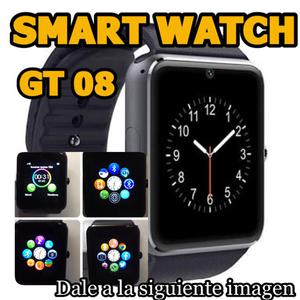 smart watch gt 08, reloj de lujo para insertar sim y