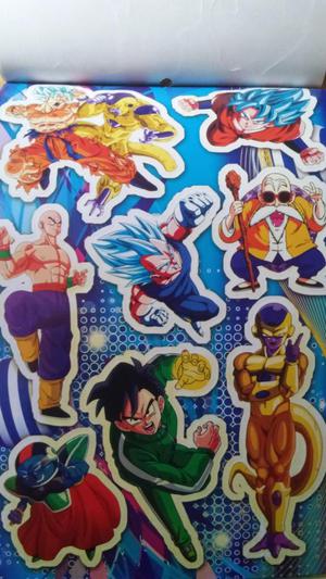 35 Stickers aprox de Dragon Ball Personaliza Todo cuadernos