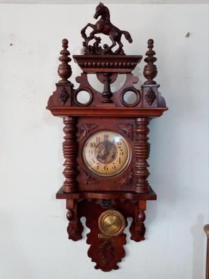 Antiguo Y Gran Reloj Alemán Perfectamente Conservado.