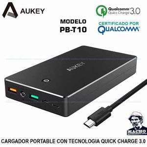 Cargador Portátil Aukey Pb-tmah - Carga Rapida 3.0