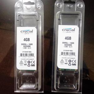 Memoria Crucial CTBF160BJ, 4GB, DDR3L,  MHz,
