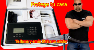 Protege tu casa, familia y empresa!!! Alarma GSM en caja