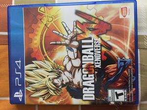 Remato juego dragon ball xenoverse XV para PS4