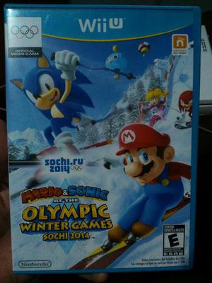 Wii U Mario Y Sonic Olimpiadas Invierno