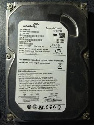 Disco Duro de 160 Gb Seagate Sata