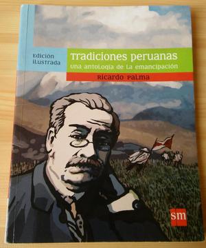 Libro Ricardo Palma, Tradiciones Peruanas, Ilustradas