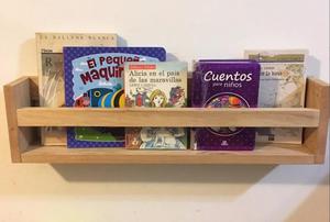 Repisa Montessori Para Libros Y Accesorios