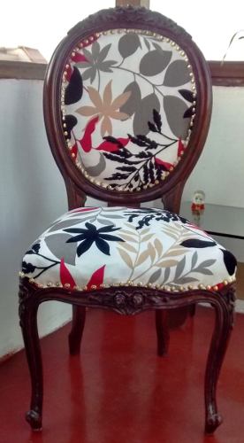 Silla Medallon Vintage Ideal Para Tocador