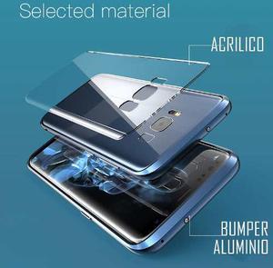 Protector Case Galaxy S8,s8 Plus Aluminio+acrilico 2 En 1