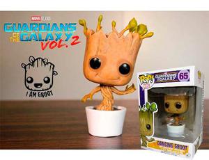 Baby Groot Pop Dancig Guardianes De La Galaxia Figure