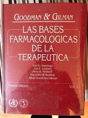 Libros de Farmacologia Goodman Original! Completo