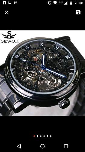 Reloj Sewor Esqueleto Visible En Oferta