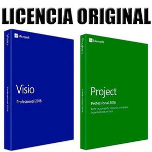 Visio Y Project Pro  Licencia Original