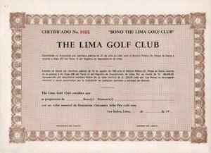Bono: The Lima Golf Club