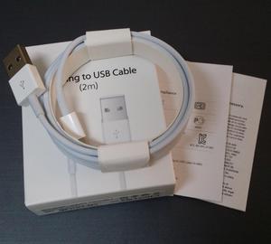Cable Lightning 2 Metros Iphone Apple Original Caja Sellada