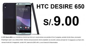650 DESIRE HTC S/.9 Plan CLARO MAX 99