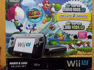 Consola Nintendo Wii U Deluxe 32gb Mario Y Luigi Sellado