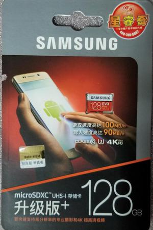Memoria Micro SD 128Gb Samsung Original Sellado, Clase 10,