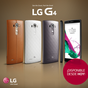 Porta o renueva tu línea y llévate el LG G4 a tan solo S/.