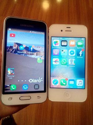 Samsung J1 Y Iphone4s Libres Operador