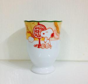 Vaso de porcelana orginal de Snoopy